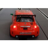 Fiat Abarth 500 J&auml;germeister #47 Analog / Carrera Digital 132