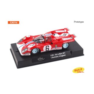 Slot.it Ferrari 512M Le Mans 1971 #6 Analog / Carrera...