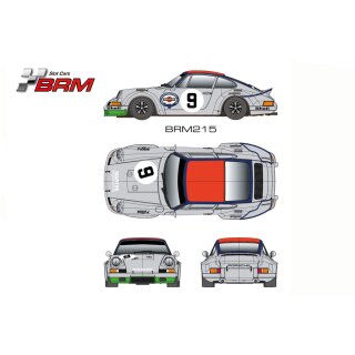 BRM Porsche 911 RSR Martini #9 Analog / Carrera Digital