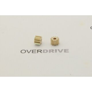 Overdrive Pinion 11 Teeth / 6,5 mm / Brass (2)