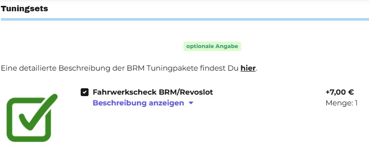BRM Fahrwerkscheck
